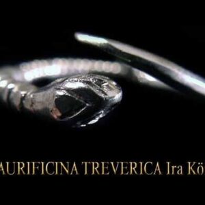 roman snake ring - silver 925 - Aurificina Treverica