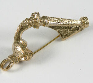 ROMAN TRUMPET BROOCH - Historic Jewellery Reproduction