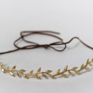 Twigs Wreath, Bridal Hair Accessories, Bridal Headband, Gold Leaves Tiara, Dainty Gold Leaf Headband, Boho Chic Tiara, Silver Leaves Halo - gold, rose gold, silver - avigailadam on Etsy