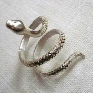 SILVER SNAKE RING - Armillum