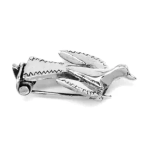 Small Roman Bird Brooch, Silver - Replik Shop