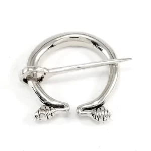 Small Omega Brooch, Silver - Replik Shop