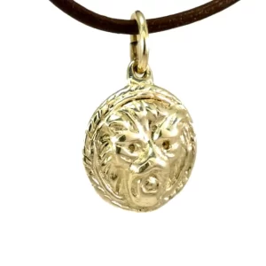 Small Roman Lion Pendant, Gold - Gold 375 / 8 ct. - Replik Shop