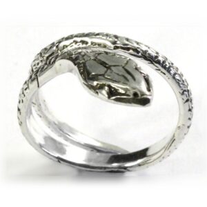 Roman Snake Ring, Silver - Replik Shop