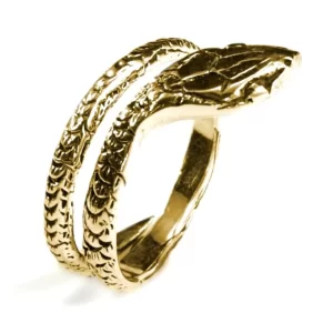 Roman Snake Ring, Gold 585 - Replik Shop