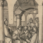 Hans Holbein d. J.; Leaina vor den Richtern; um 1517/18
Blatt: 21.2 x 16.4 cm; Feder und Pinsel in Schwarz und Grau, grau laviert; Inv. 1662.159
http://sammlungonline.kunstmuseumbasel.ch/eMuseumPlus?service=ExternalInterface&module=collection&objectId=19398&viewType=detailView