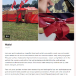 (original post <a class='blue-link' href="https://www.patreon.com/posts/walls-85997745">here</a>)
<br><br>Walls!
<br>July 12
<br><br>Last year we introduced our beautiful sheet walls which are used to create our enshrouded space where we can teach and converse about our favorite subjects away from prying eyes! This year we have made some improvements to our process - we are using ribbons to tie the walls to the wooden posts rather than using staples, and stabilizing the posts using a combination of rebar and hose clamps. This should make everything easier to set up, take down, transport, and store.
<br><br>Fear not, good gentles, we have been researching and testing all of our new techniques as we go to ensure the best possible use of your generous donations. There is still a fair amount of work to be done, but Ginevra and her team are on the job! Several panels still need to be sewn and have the ribbon ties added. Notches will need to be cut into the posts where the top edge of each panel will sit, to prevent the panels from sliding down. Rebar will need to be cut the correct length and spray painted to prevent rust. Fortunately, many of these tasks can be completed en masse. We are looking forward to how breathtaking the effect will be when the walls are all set up!" This should make everything easier to set up, take down, transport, and store. Preview of the linked Patreon post, including photos of sheet walls and their ribbon ties in various stages of completion