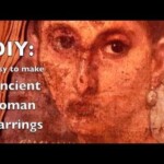DIY ancient roman earrings DIY ancient roman earrings
